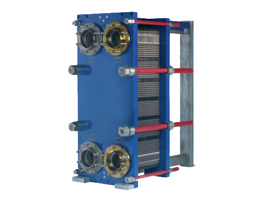 Semi-welded plate heat exchanger